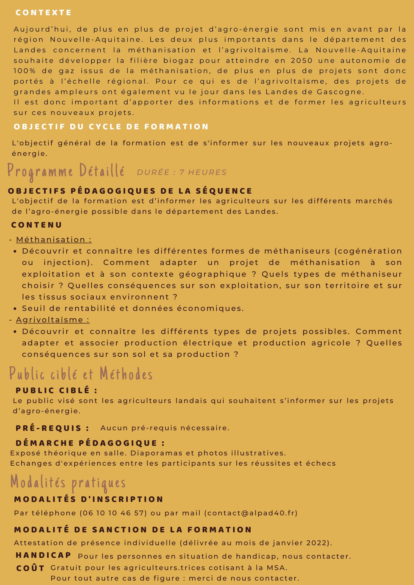 formation méthanisation 2