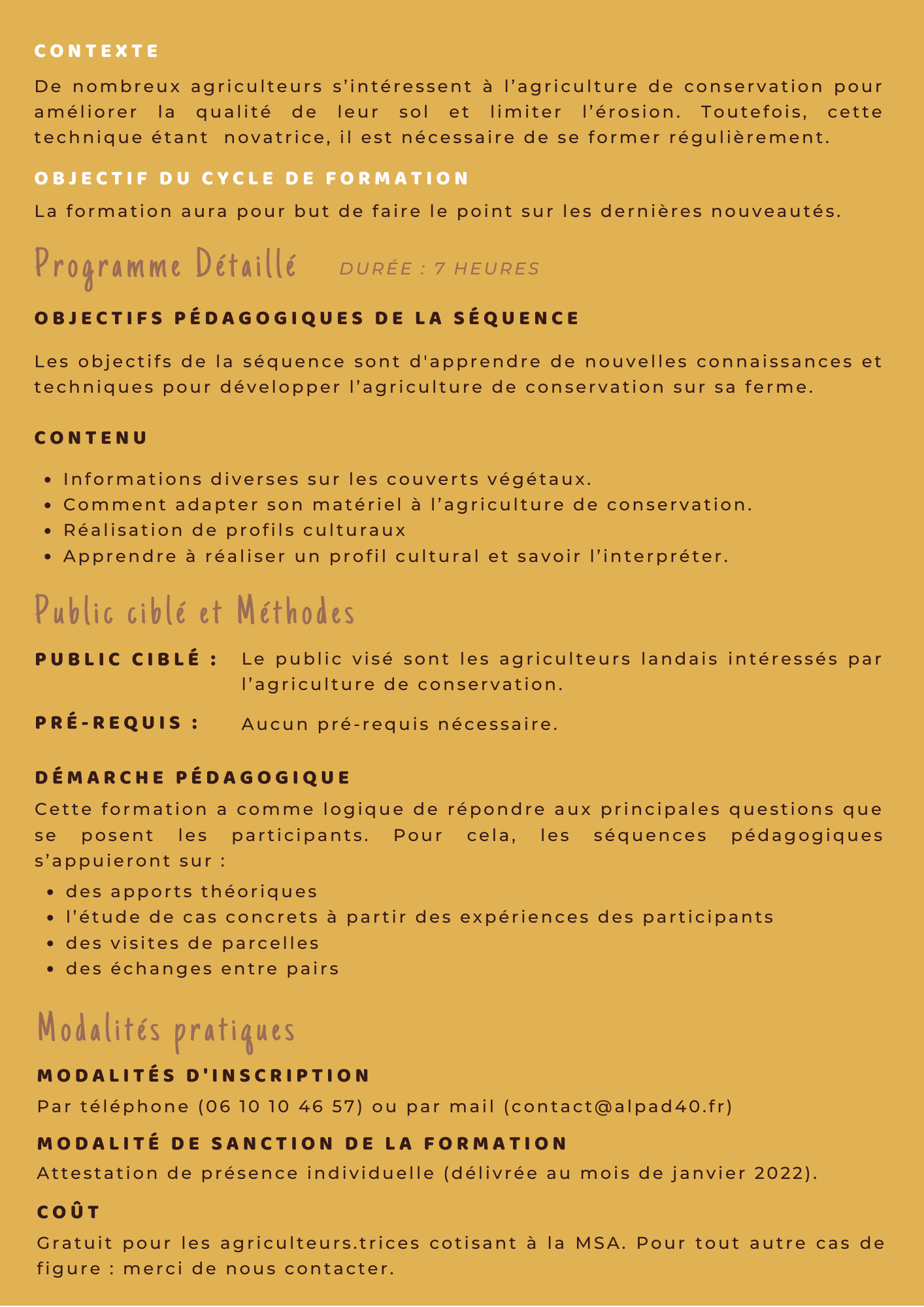 Affiche nouveautes ACS2