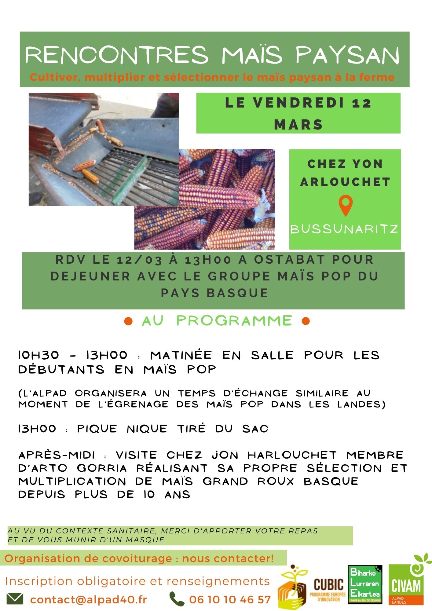 Affiche visite yon Arlouchet