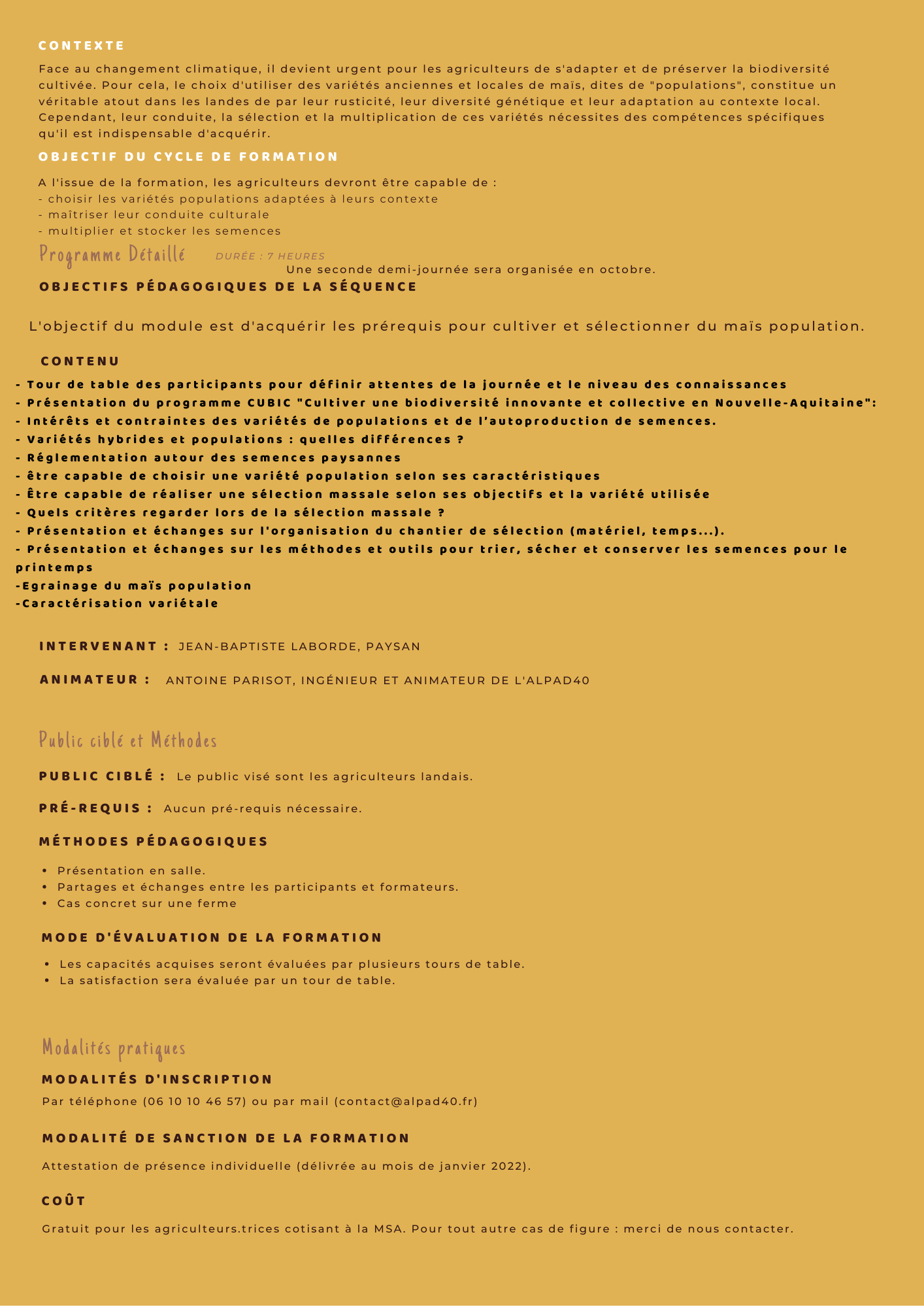 formation maïs 2