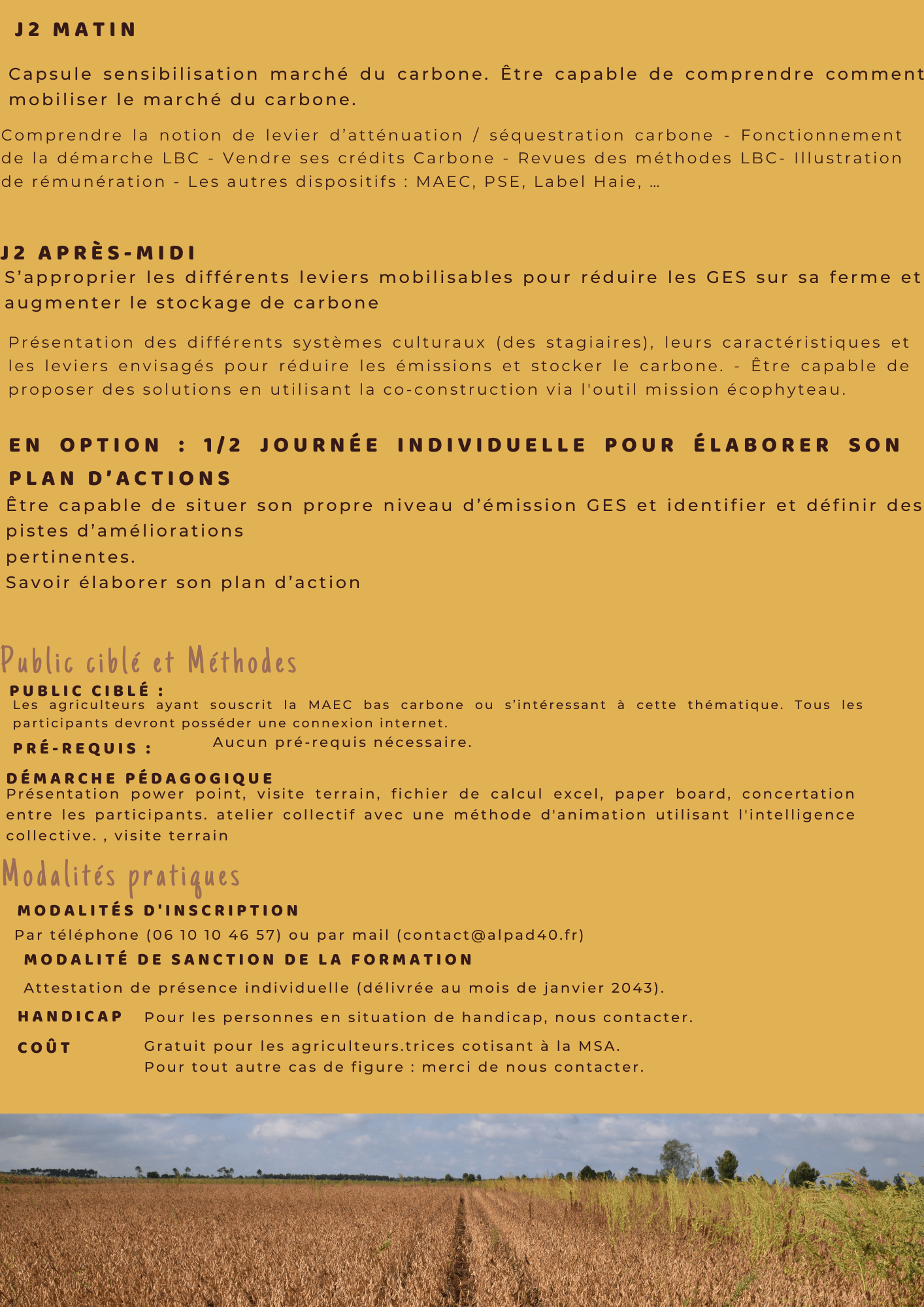 formation GES 1